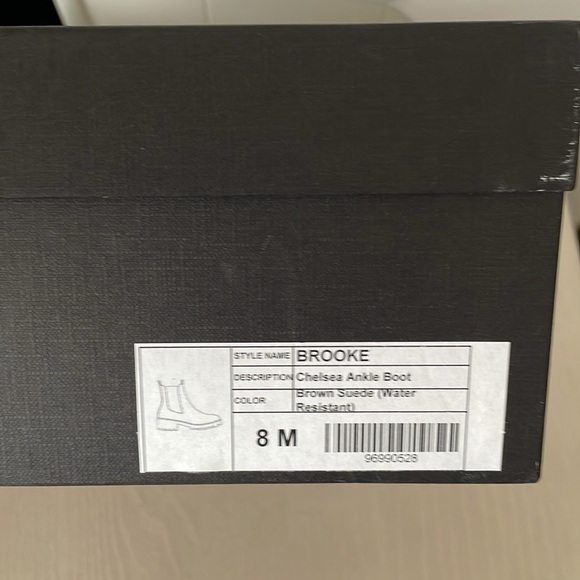 Freda Salvador Brooke Rain Boot Brown Suede Size 8 - Picture 8 of 8